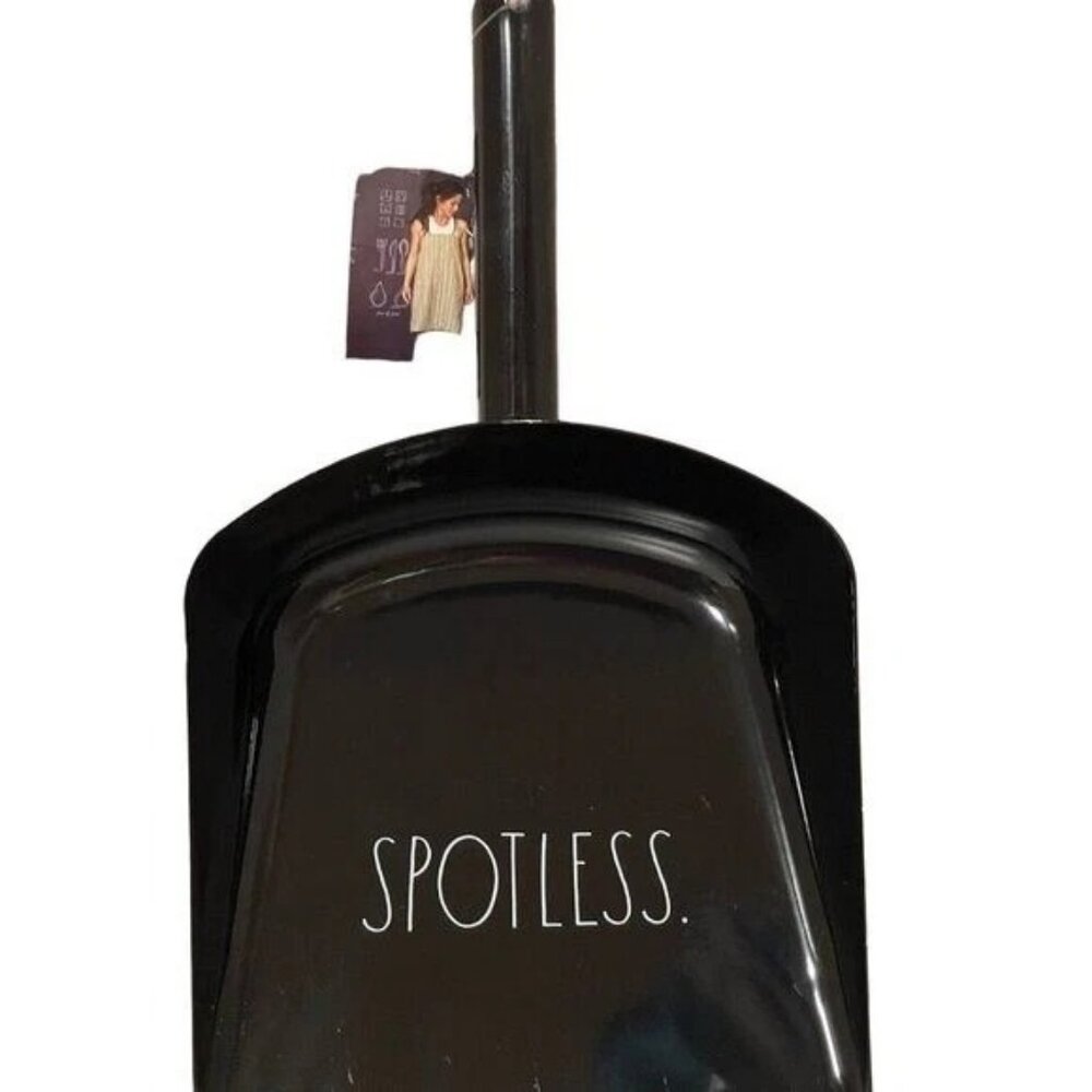 Rae Dunn Dustpan "SPOTLESS" by Design Styles Black Brand New with Tag